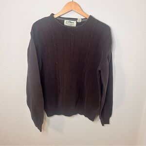 Mountain Lake Brown Crewneck Sweater Timeless Design